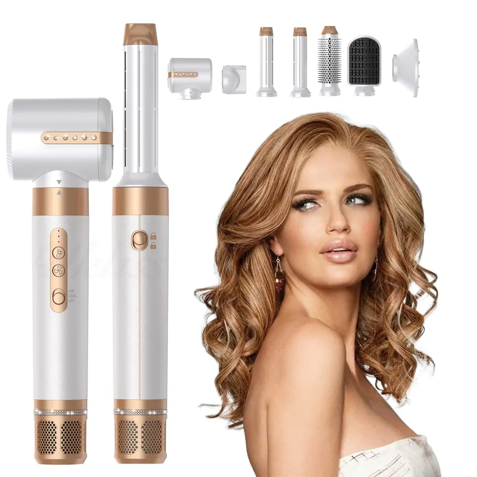 7-in-1 Airwrap Haarstyler | Krullen, steilen & volume | Warme/koude lucht
