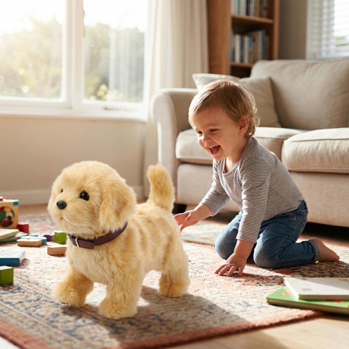 Interactieve Robot Puppy Speelgoed met Realistische Bewegingen voor Kinderen