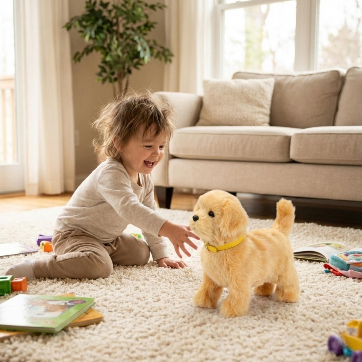 Interactieve Robot Puppy Speelgoed met Realistische Bewegingen voor Kinderen
