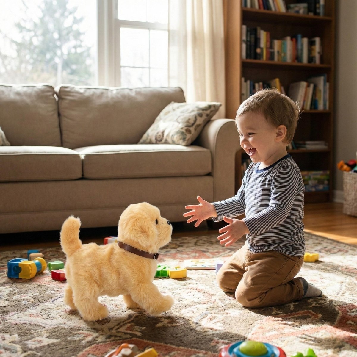 Interactieve Robot Puppy Speelgoed met Realistische Bewegingen voor Kinderen