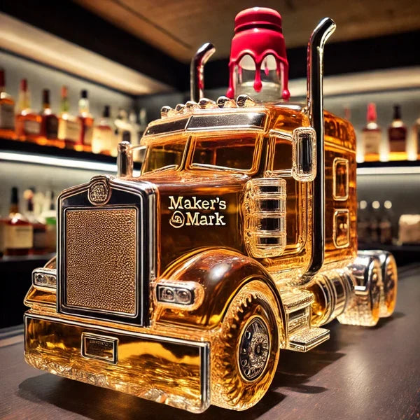 Whisky Fles Vrachtwagen Semi