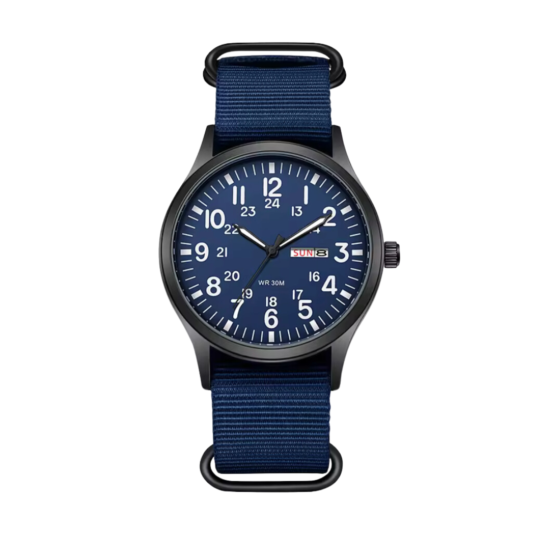 Heren Outdoor Horloge – Waterdicht tot 100m, Krasbestendig Saffierglas