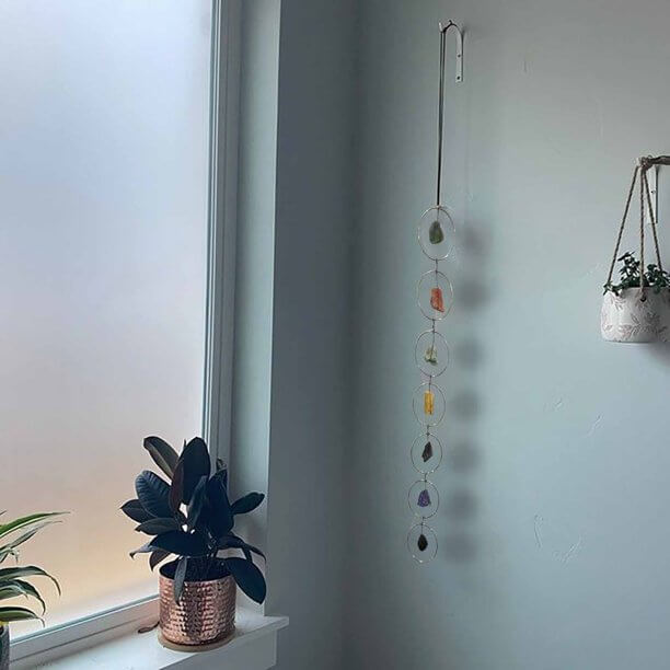7 Chakra Edelsteen wanddecoratie