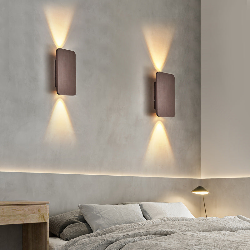 Moderne Vierkante Wandlamp Nova Slaapkamer/Woonkamer