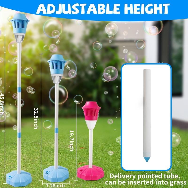 Automatische Bellenmaker voor Kinderen | BubbleFun Magische Bellen Speelgoed | 20.000+ Bellen/Min | Verstelbare Hoogte | Draagbaar
