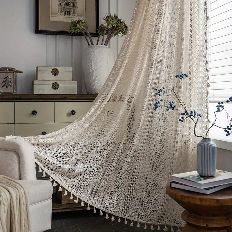 Chic Bohemian Haakgordijn