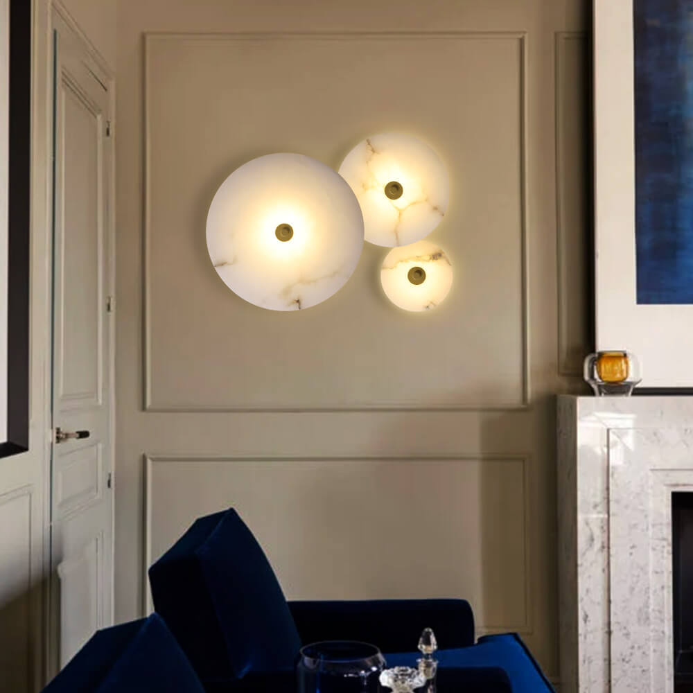 Combinatie van acryl en marmer in een designlicht!