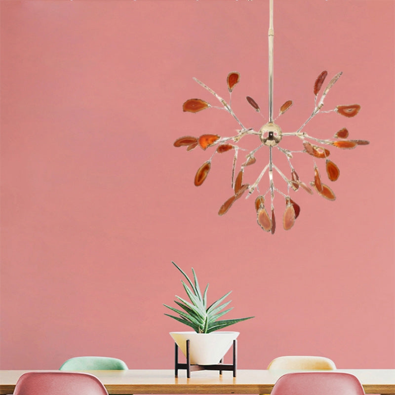 Aria Agaat Creatieve Kleurrijke Kroonluchter Slaapkamer/Woonkamer