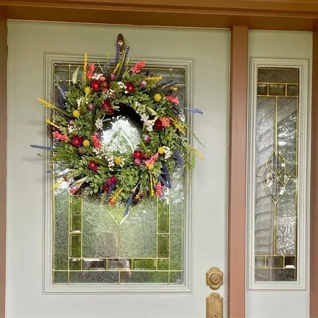 Handgemaakte Texas Wilde Bloemen Krans