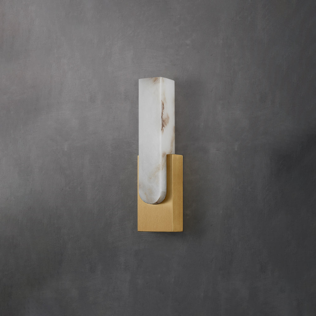 Agatha Moderne Kunstmatige Alabaster Minimalistische Wandlamp