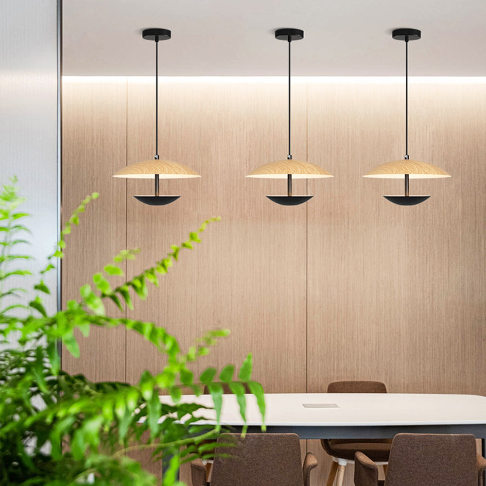 Zephy Hanglamp Dôme Traditioneel. Hout/Bruin. Woonkamer/Eetkamer