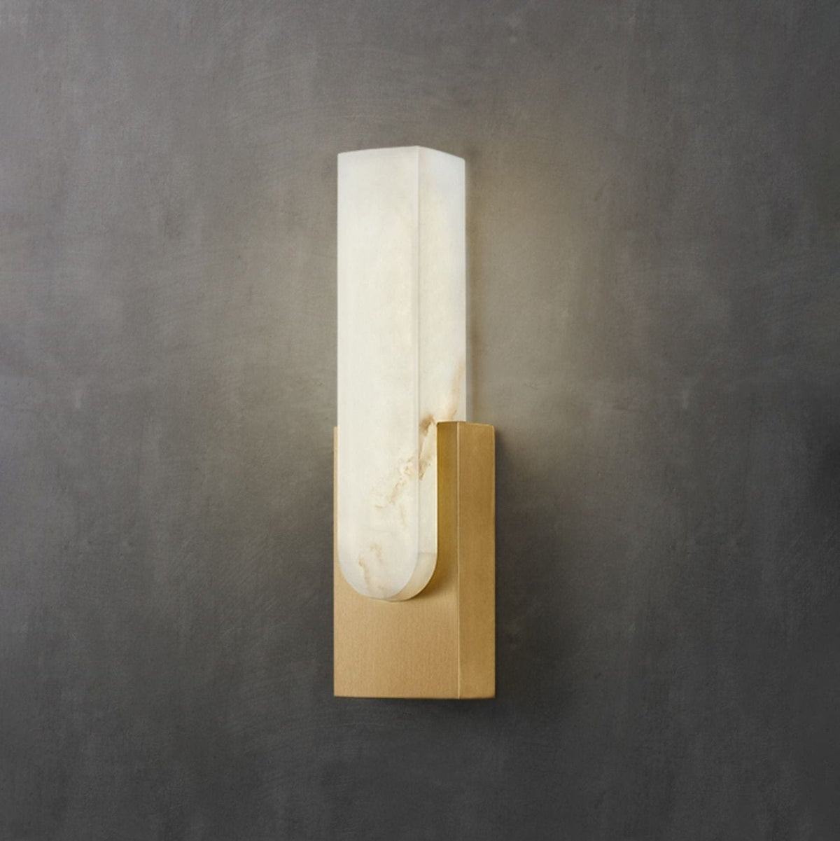 Agatha Moderne Kunstmatige Alabaster Minimalistische Wandlamp