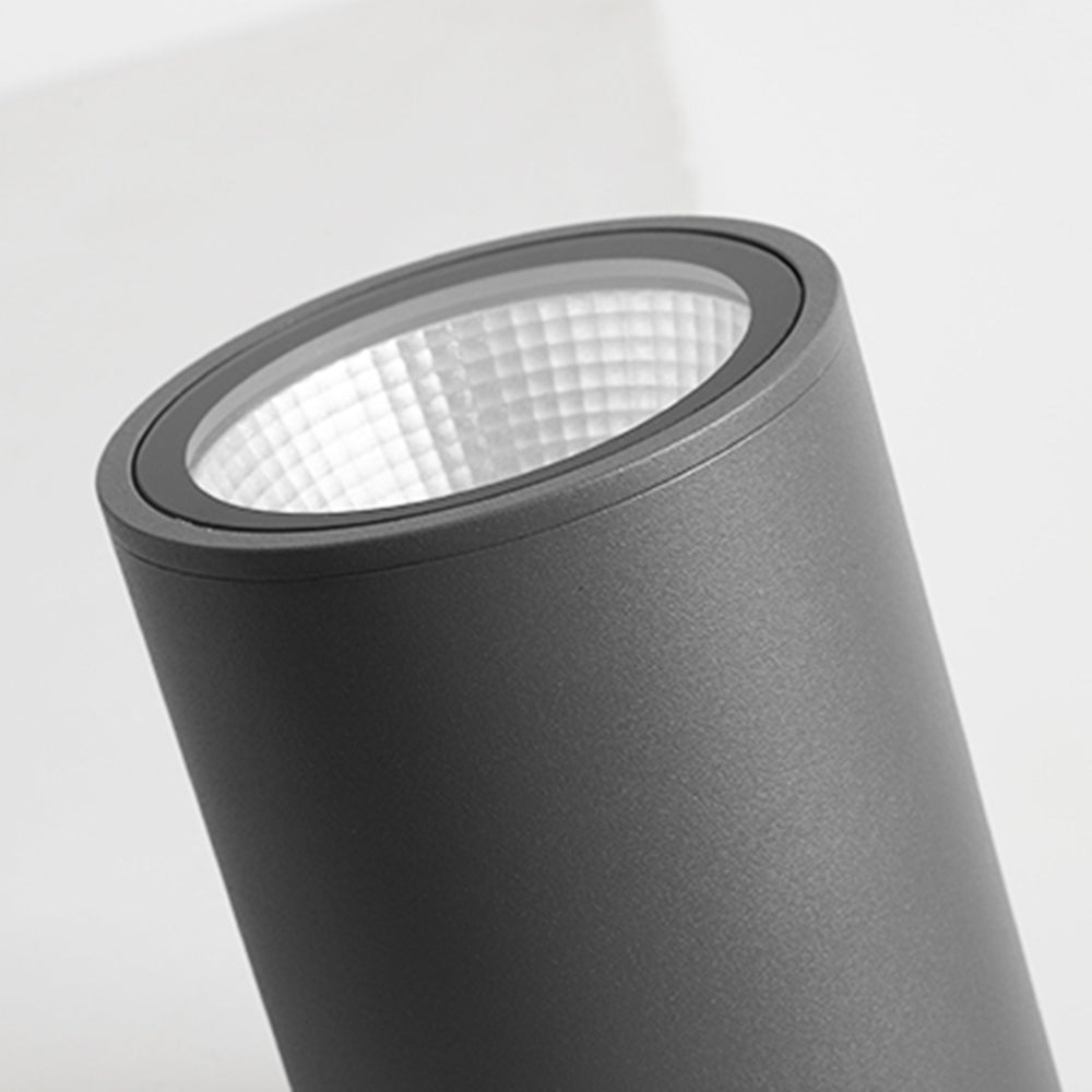 Ray Moderne Zwarte Cilindrische Inbouw Plafondlamp Spot
