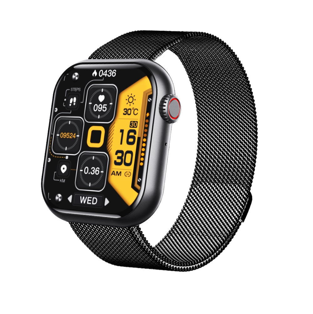 Skanto | Bloedglucose Bloeddruk Bloedzuurstof Slaapmonitor Waterdichte Smartwatch