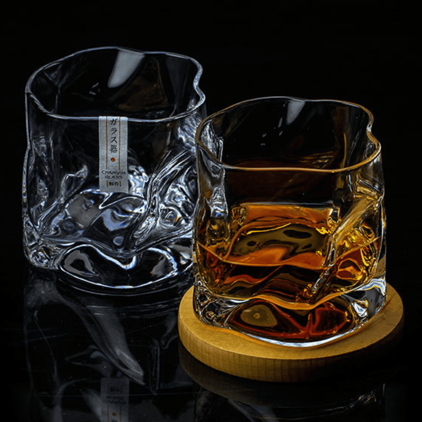 Astra Kiriko Crumple Whiskyglas Door Edo Craft Artisan