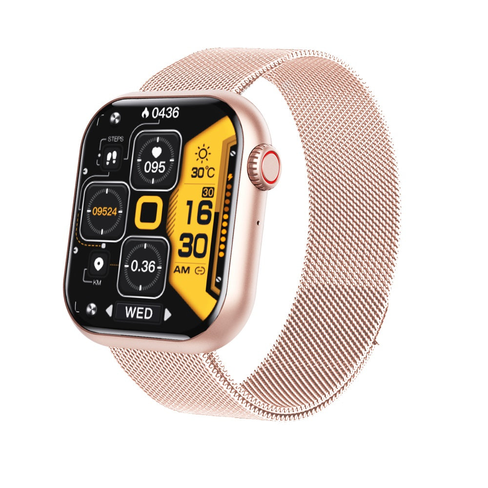 Skanto | Bloedglucose Bloeddruk Bloedzuurstof Slaapmonitor Waterdichte Smartwatch