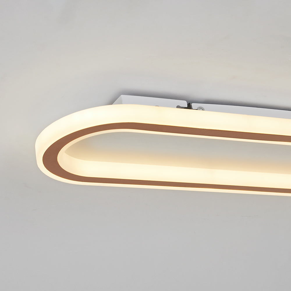 Arisha Plafondlamp Rechthoekig Zwart/Goud Slaap-/Woonkamer