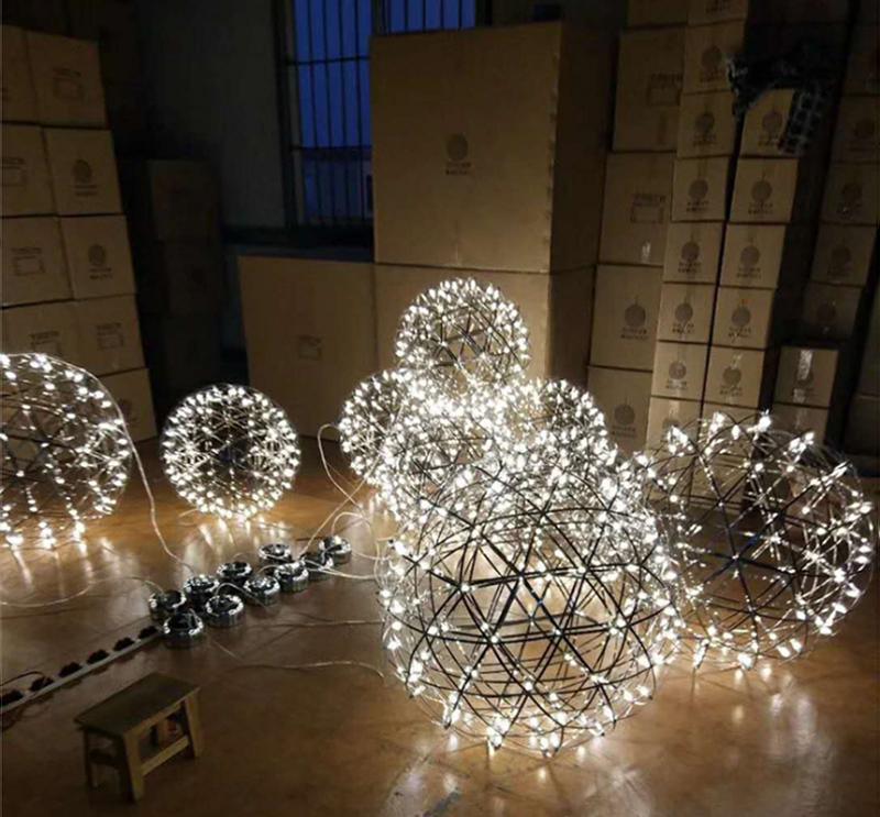Ivthayra Luxe Postmoderne Gouden Bol Hanglamp