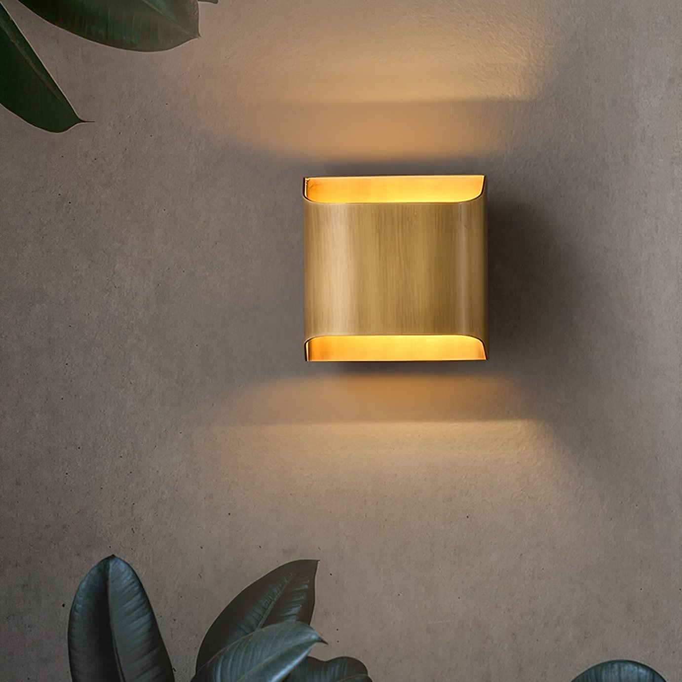 Hardy Wandlamp Kunst Nordic in Messing