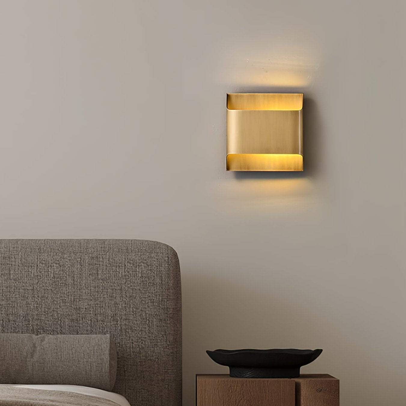 Hardy Wandlamp Kunst Nordic in Messing