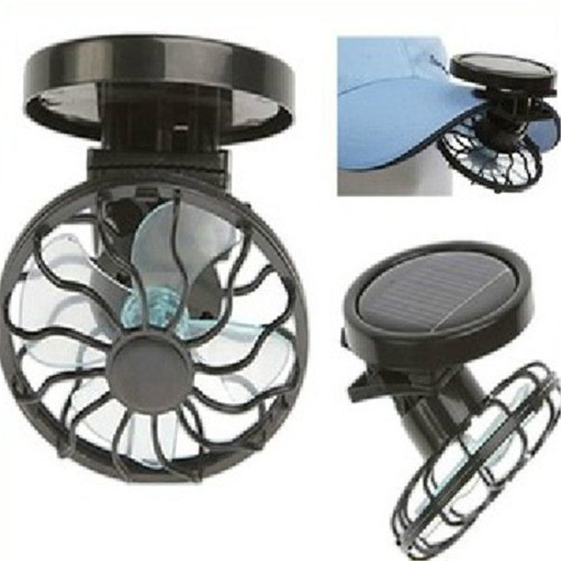 Unisex nan clipbare Solar-Clipventilator voor petten, hoeden en buiten met veiligheidsrooster Brehn