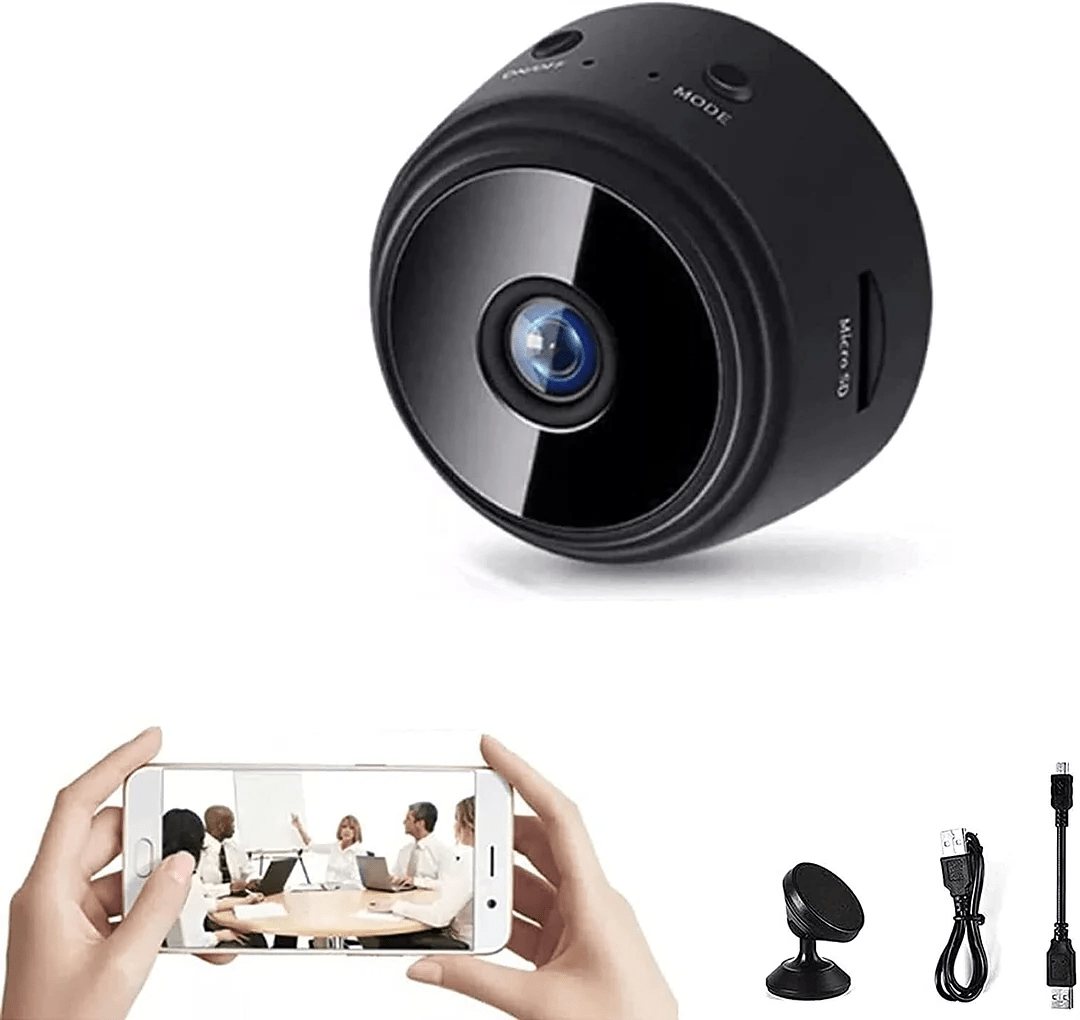 MINICAM 1080P – Compacte beveiligingscamera met nachtzicht & app-besturing
