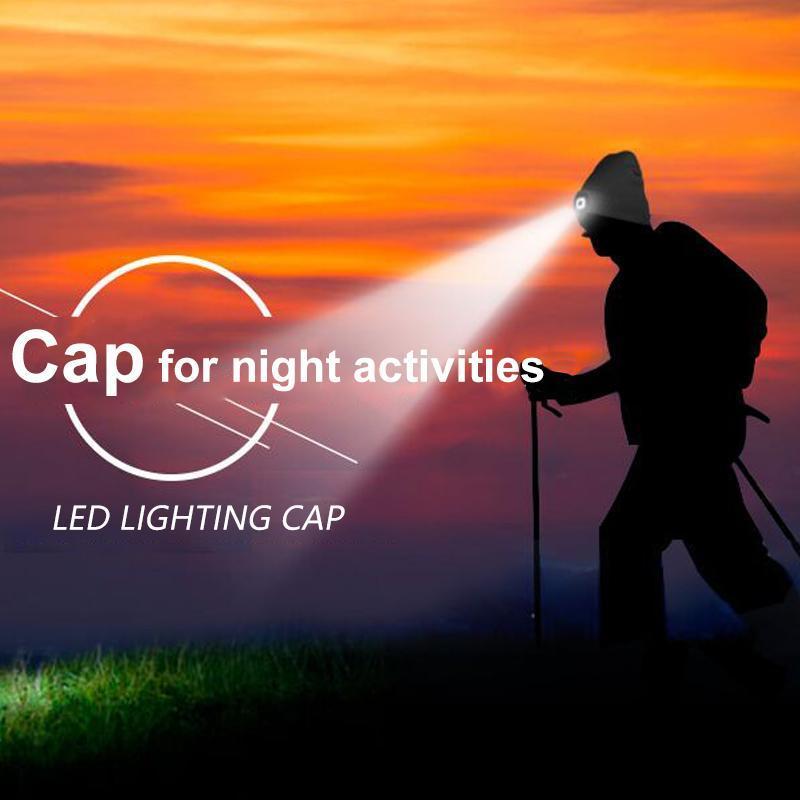 LED Gebreide Winter Beanie Hoed