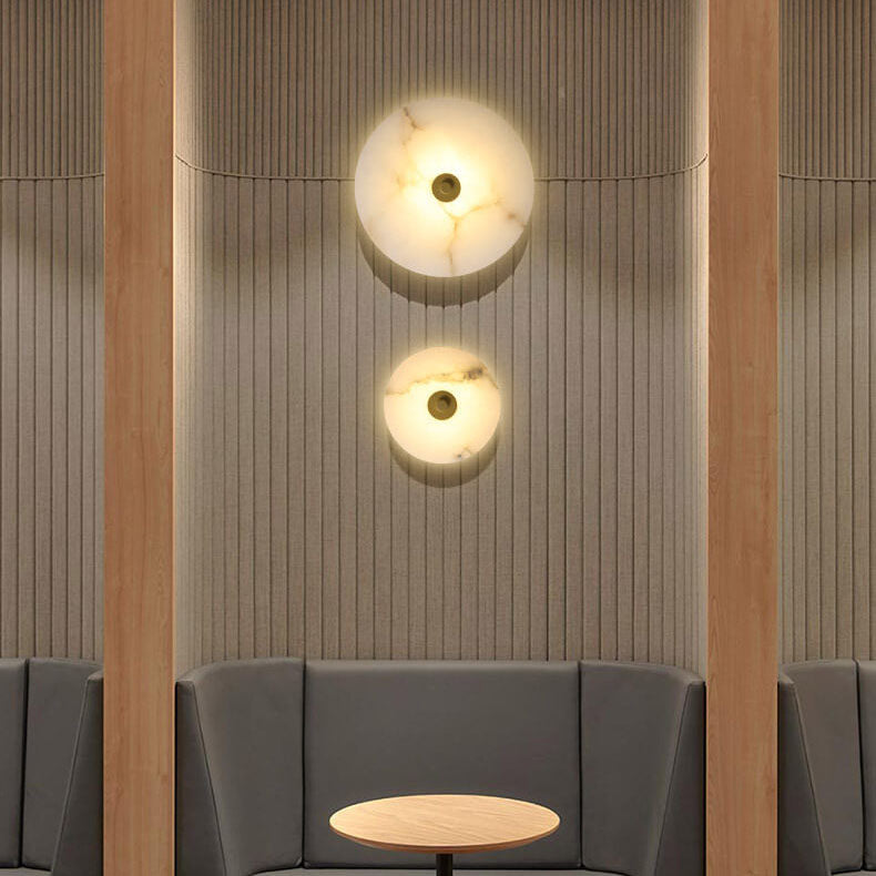 Combinatie van acryl en marmer in een designlicht!