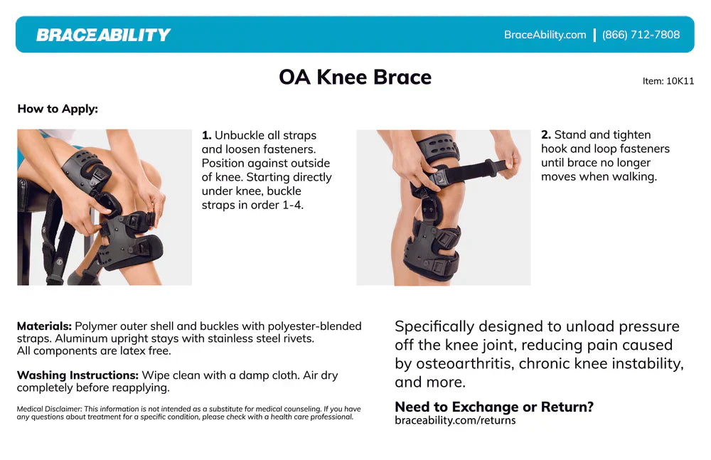 Brehn | Medische OA-ontlastingsknieschijf | Unicompartimentele artrose-orthese | Varus/Valgus-correctie & ROM-controle | Mediale & Laterale ontlasting | Instelbare bewegingshoek