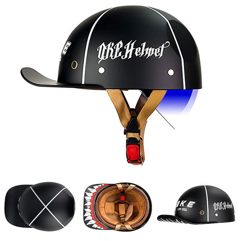 OrionRide Baseballstijl DOT Helm Met ABS Schaal Voor Motorfietsen
