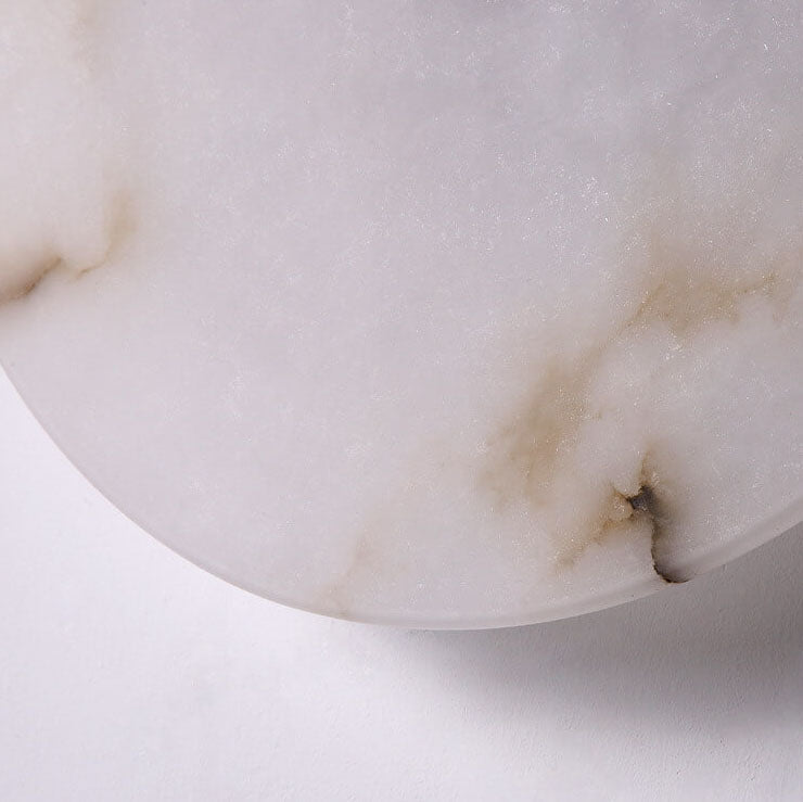 Combinatie van acryl en marmer in een designlicht!