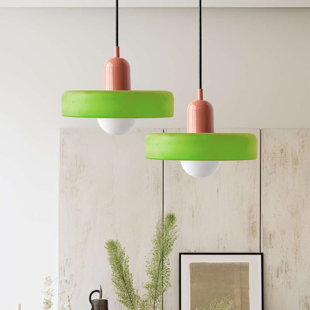 Liora Bauhaus Glazen Hanglamp Met Hoogteverstelling
