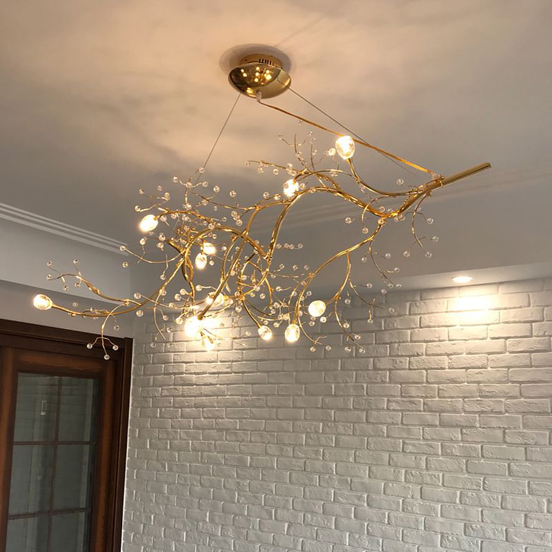 Olivia Kunst Hanglamp Kristal Woonkamer Slaapkamer