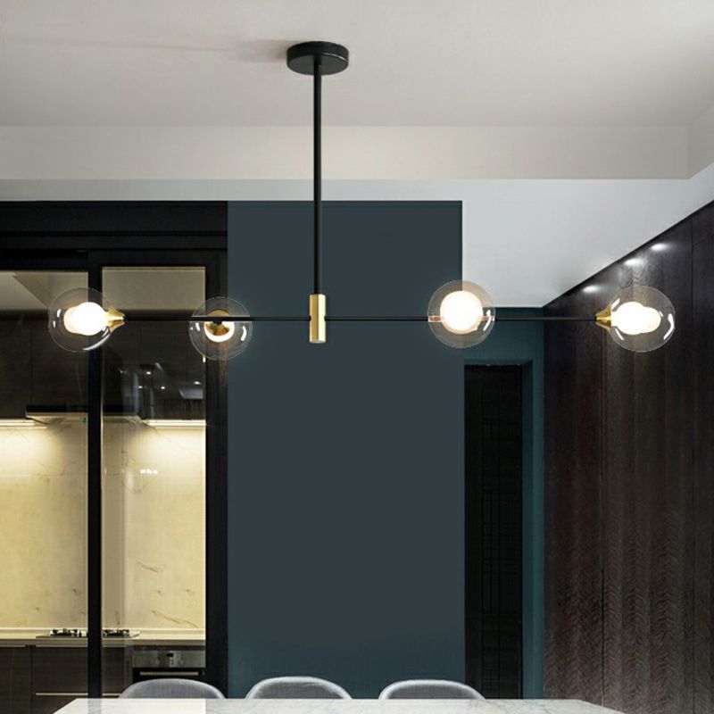 Valentina Nordic Bubble Metal Hanglamp, Zwart