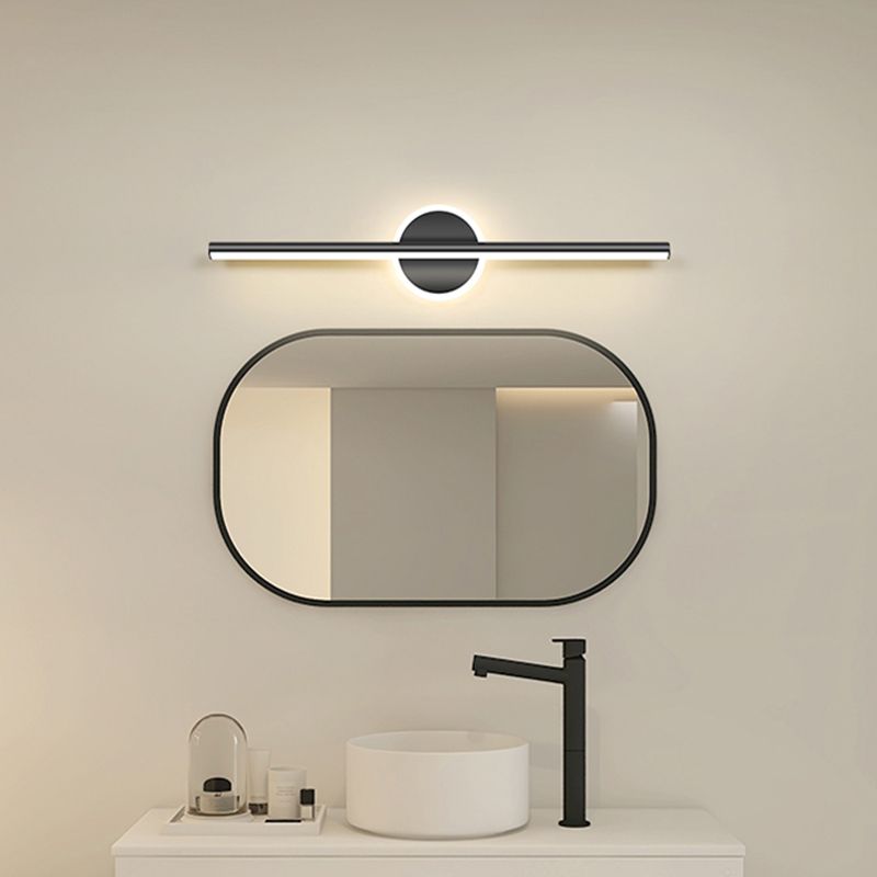 Arisha LED Lineaire Spiegel Voor Wandlamp, Zwart/Goud