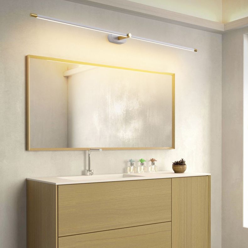 Ivox Minimalistische Lineaire Wandlamp Goud&Zwart
