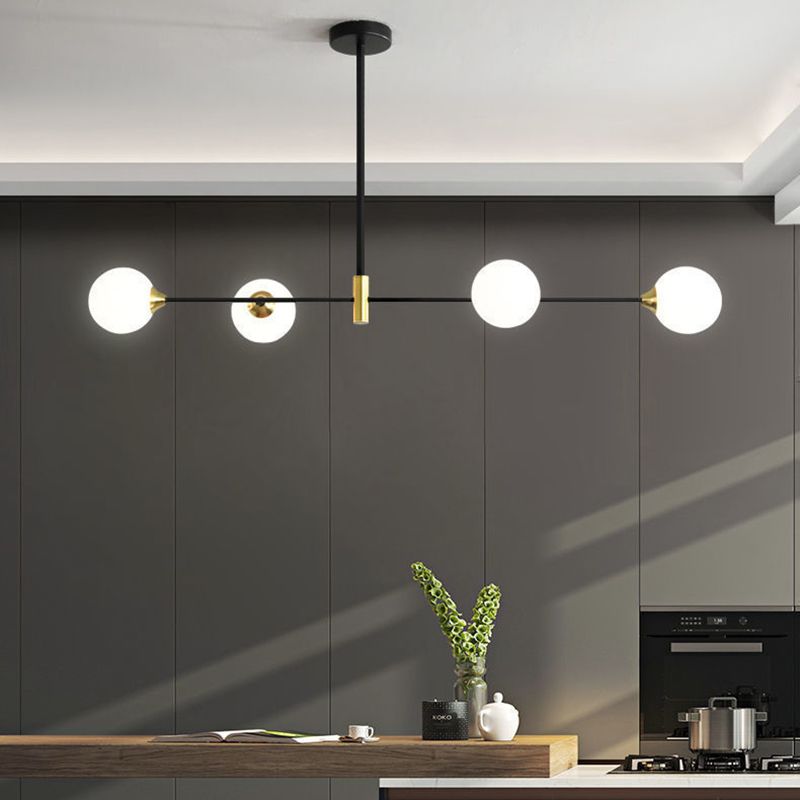 Valentina Nordic Bubble Metal Hanglamp, Zwart