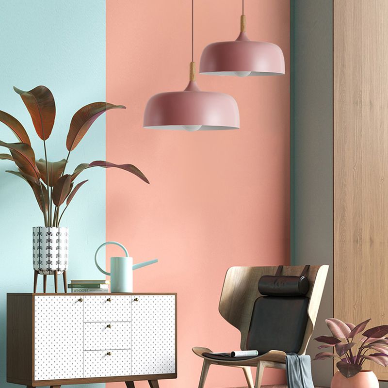Arisha Minimalistische LED Hanglamp Zwart/Wit/Blauw/ Metaal Slaapkamer