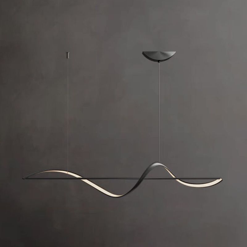 Zelin Hanglamp Golf Minimalistische Ontwerper, Metaal, Messing/Zwart