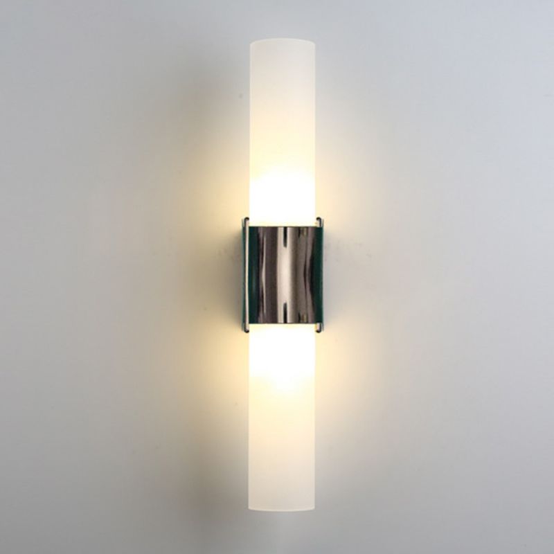 Arisha Moderne Dubbele Koperen Metalen Glazen Wandlamp, Zwart/Goud