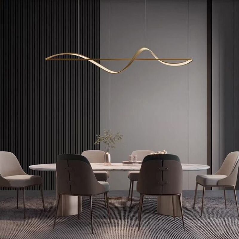 Zelin Hanglamp Golf Minimalistische Ontwerper, Metaal, Messing/Zwart