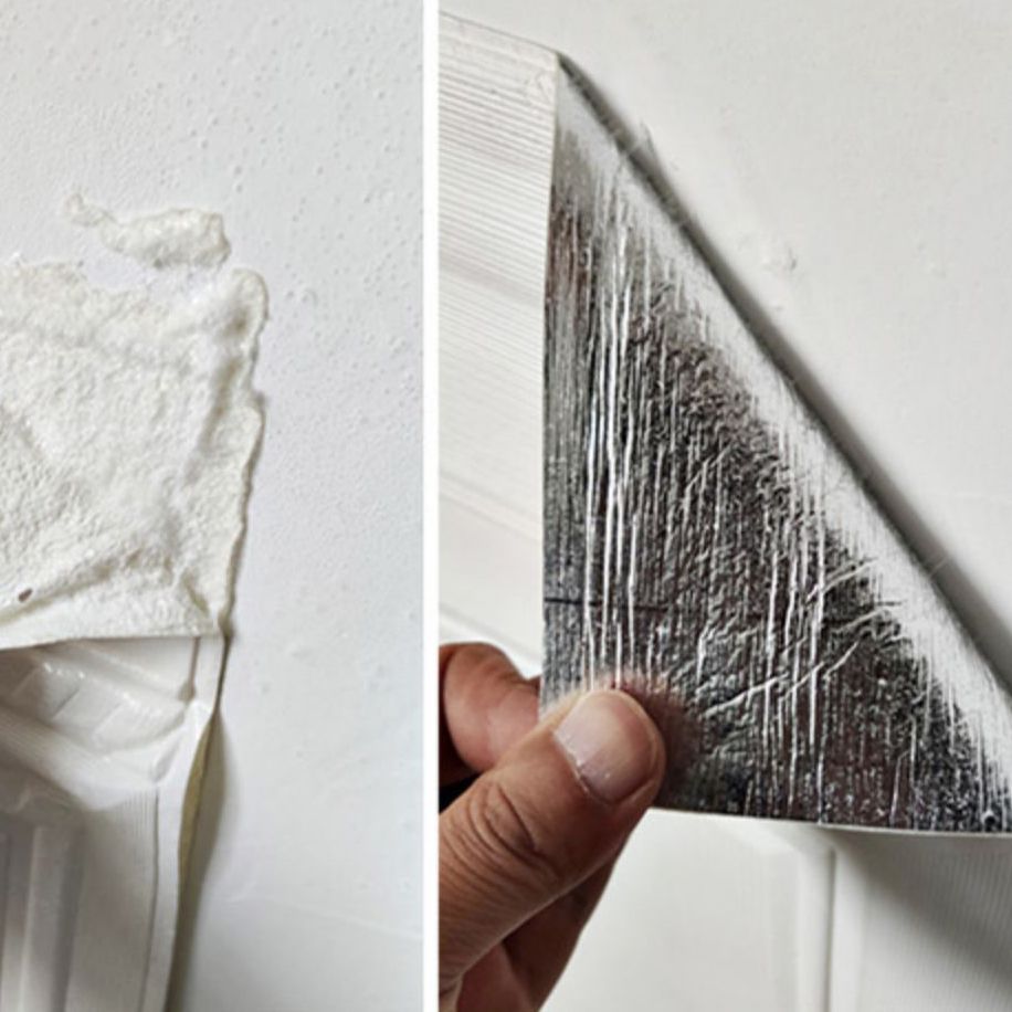 Glam Waterdichte Wandbekleding Effen Kleur Peelen en Plakken Binnenwandpaneel