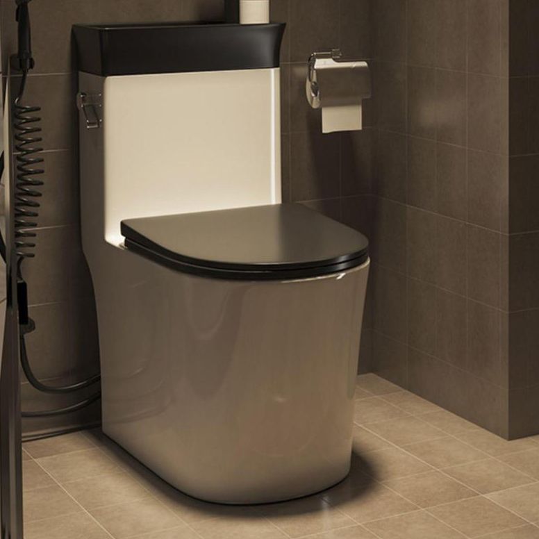 1-Piece Verlengd Spoeltoilet Keramische Toiletpot met Wasbak