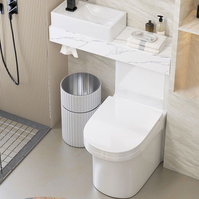 Contemporary Flush Toilet Vloermontage Eenstuk Toilet Urine Toilet