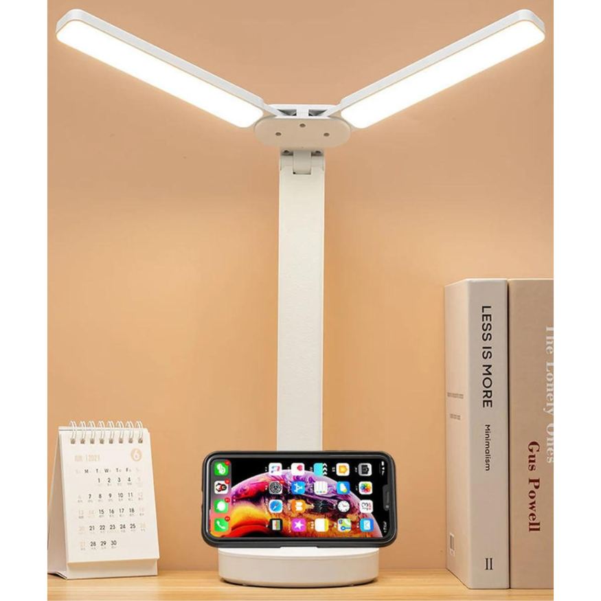 Verstelbare Leeslamp - Oplaadbaar Dimbaar met Telefontafel