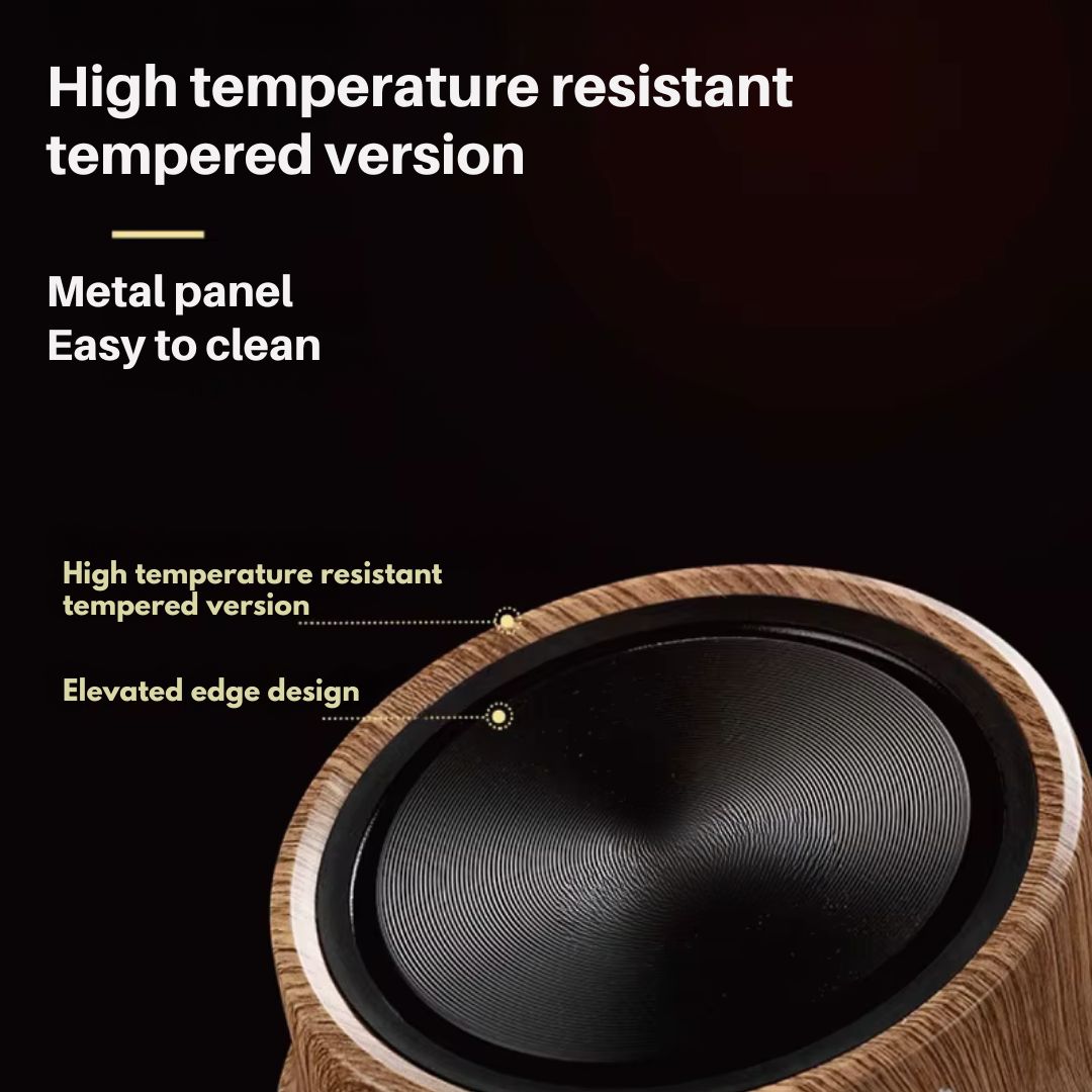 Mini Elektrische Kookplaat met Temperatuurregeling voor Compact Gebruik