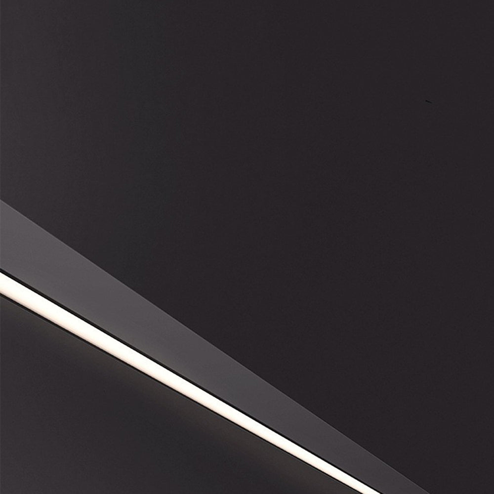 Liora Moderne Slanke Lineaire Zwarte LED Wandlamp