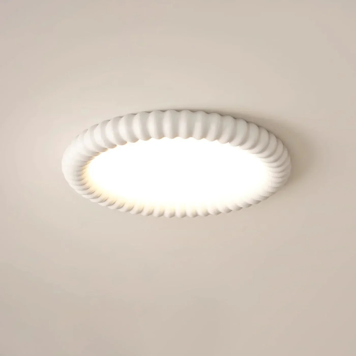 Moderne plafondlamp LED met decoratieve rand