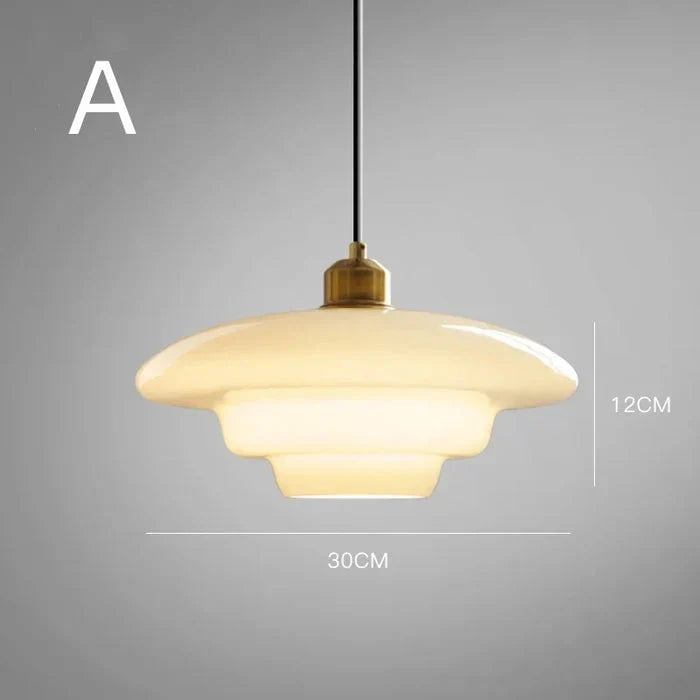 Hanglamp van Mat Wit Glas