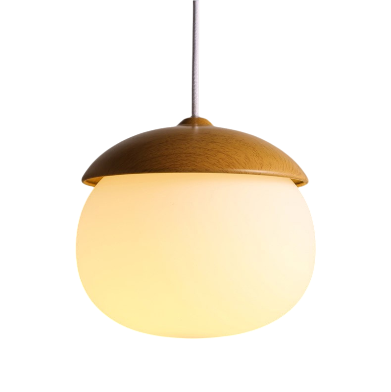 Noordse Houten Hanglamp